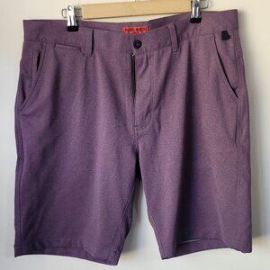 Halsey Sport Men’s Performance Golf Shorts Gray Size 35 Stretch Chino
